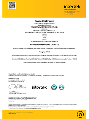 APU CertificateAPU Certificate